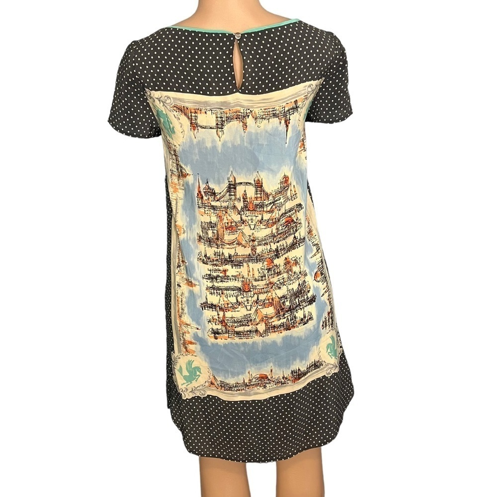 Anthropologie Maeve Around Town Silk Tee Dress - Picture 11 of 13
